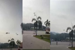 2 trực thăng hải quân Malaysia đâm nhau, lao thẳng xuống đất